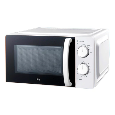 Микроволновая печь BQ (БИ-КЬЮ) MWO 20006SM/W, объем 20 л, мощность 700 Вт, механическое управление, белая, 86190542
