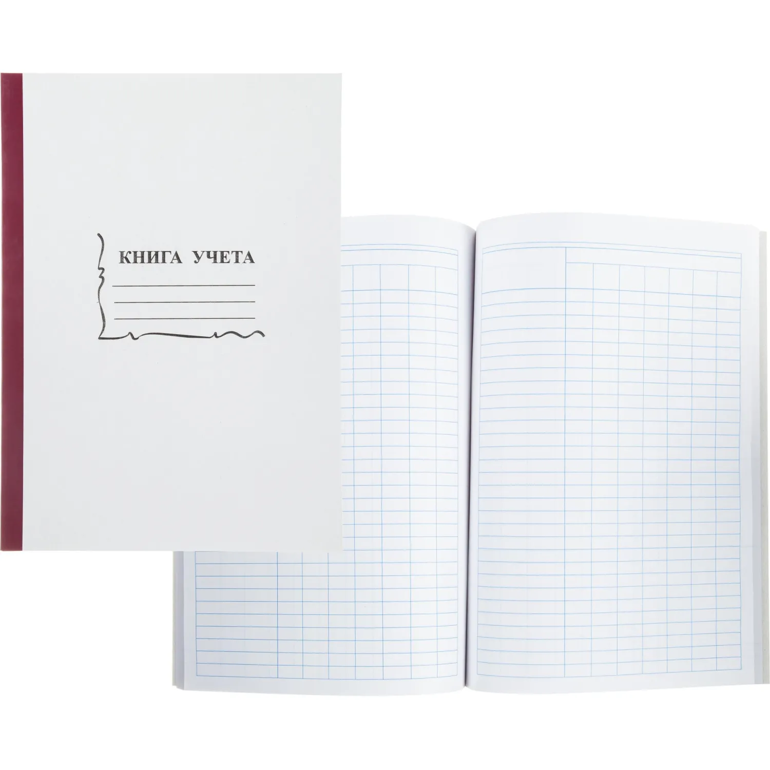 Книга учета 96л. пустографка, обл.картон, 13940К