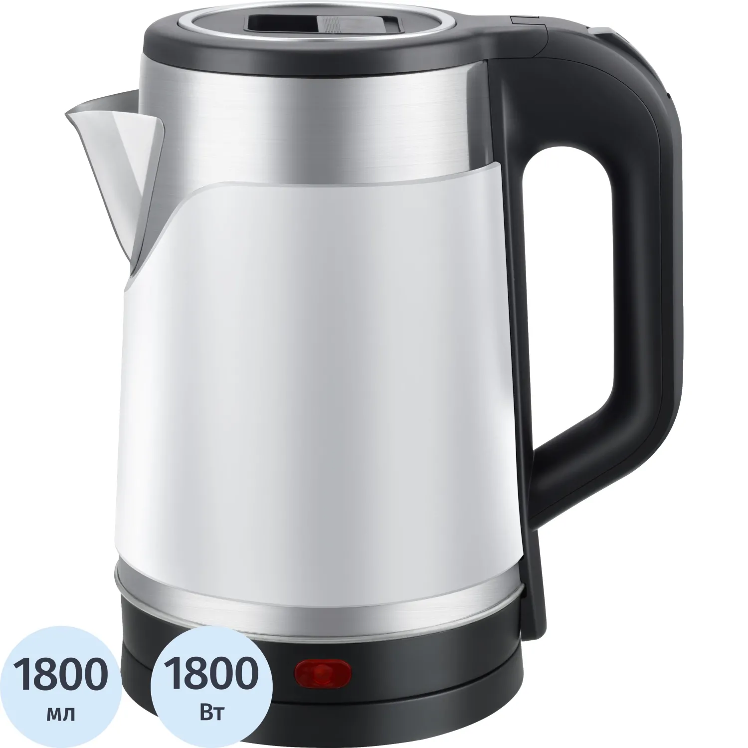 Чайник GOODHELPER KPS-185C, 1,8л., 1800Вт, (белый), 1728370К