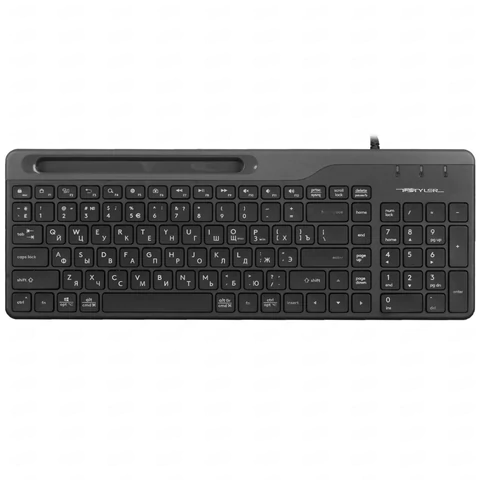Клавиатура проводная A4TECH Fstyler FK25, USB, 103 кнопки, черная, 1530215