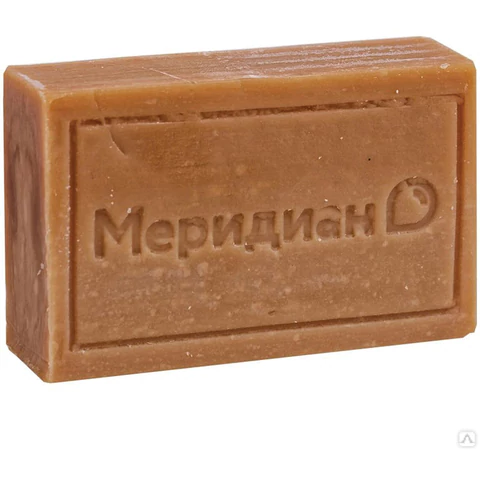 Мыло хозяйственное 72%, 150 г (Меридиан), без упаковки, МИНПРОМТОРГ