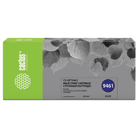 Картридж струйный CACTUS (CS-EPT9461) для Epson WF-C5290DW/WF-C5790DW, черный