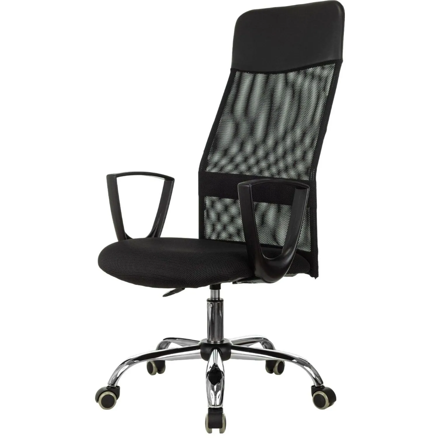 Кресло 1L5_VB_EChair-510 TW сетка/ткань черный хром, 2298158К