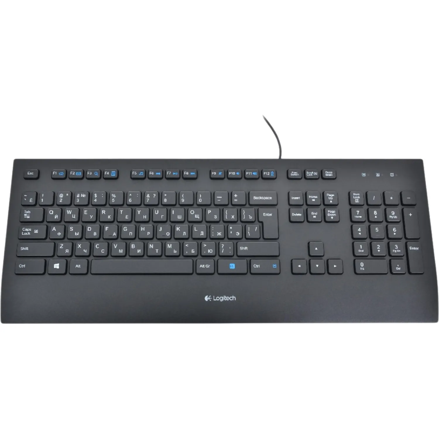 Клавиатура Logitech K280e черный USB (920-005215), 760499К