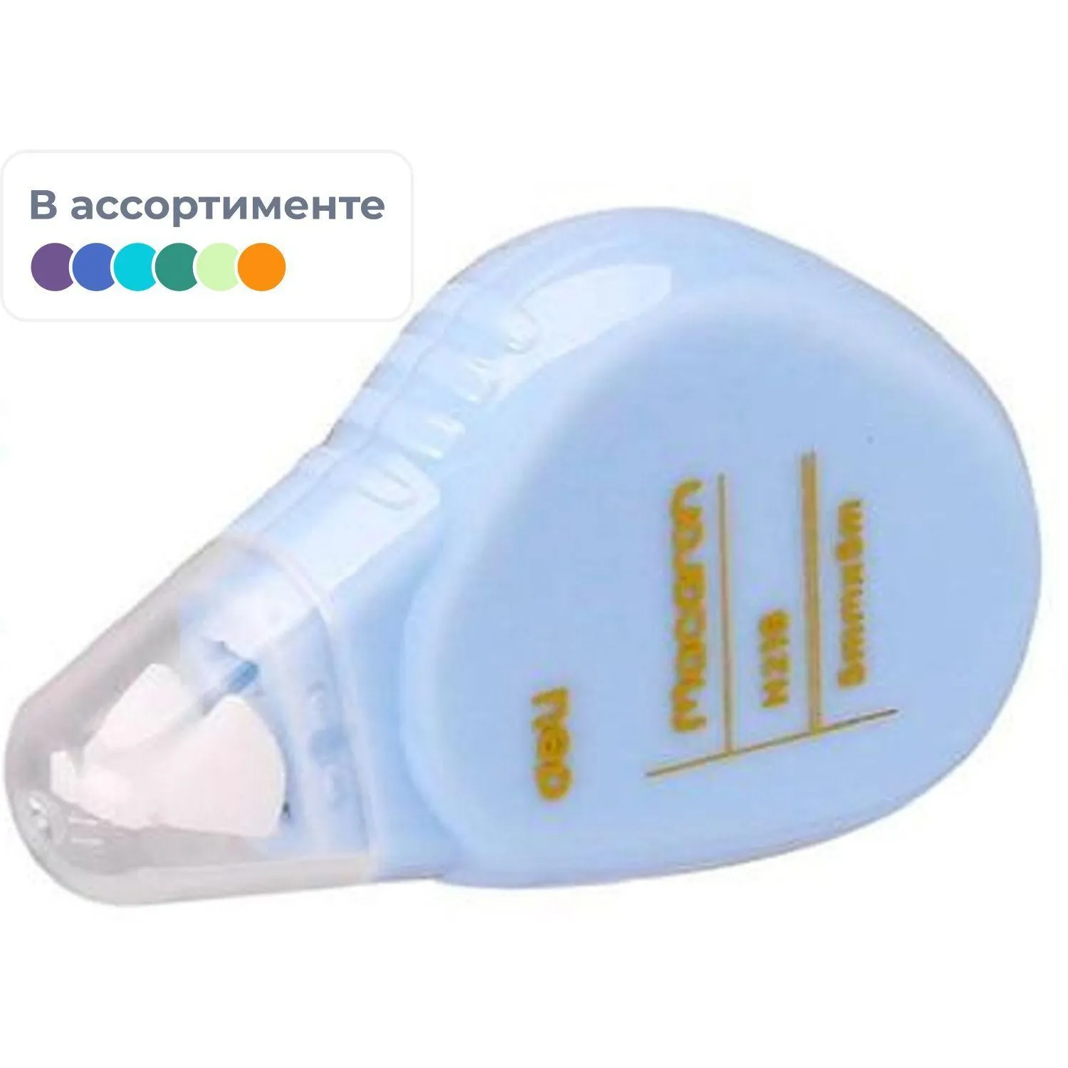 Корректирующая лента Deli EH21606 5 мм x 5 м, цвет в ассортименте, 1405632К