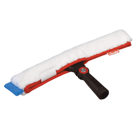 Щетка для мытья окон VILEDA PROFESSIONAL "Эволюшн" + шубка из микрофибры, ширина 35 см (без черенка), 100812