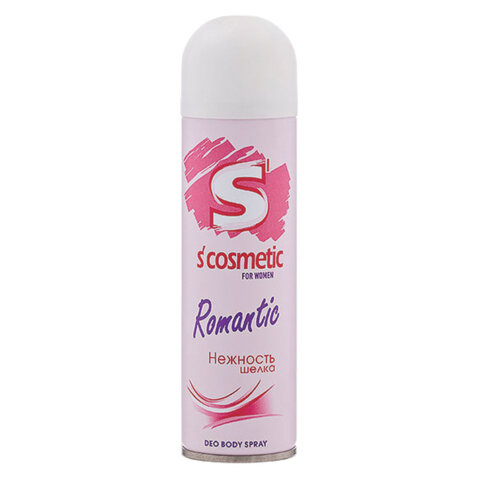 Дезодорант для тела женский 145 мл, S’COSMETIC "Нежность шелка", СИБИАР, 5-05.01.022.01