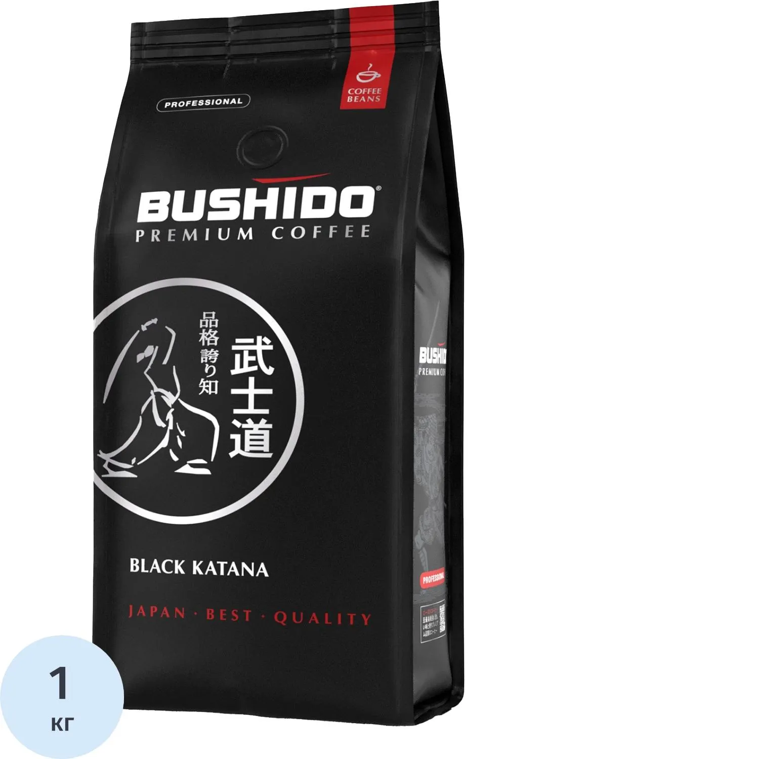 Кофе в зернах Bushido Black Katana, 1кг, 1422511К
