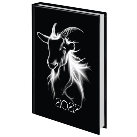 Ежедневник датированный 2027 145х215 мм, А5, STAFF, ламинированная обложка, "Символ года", 117801