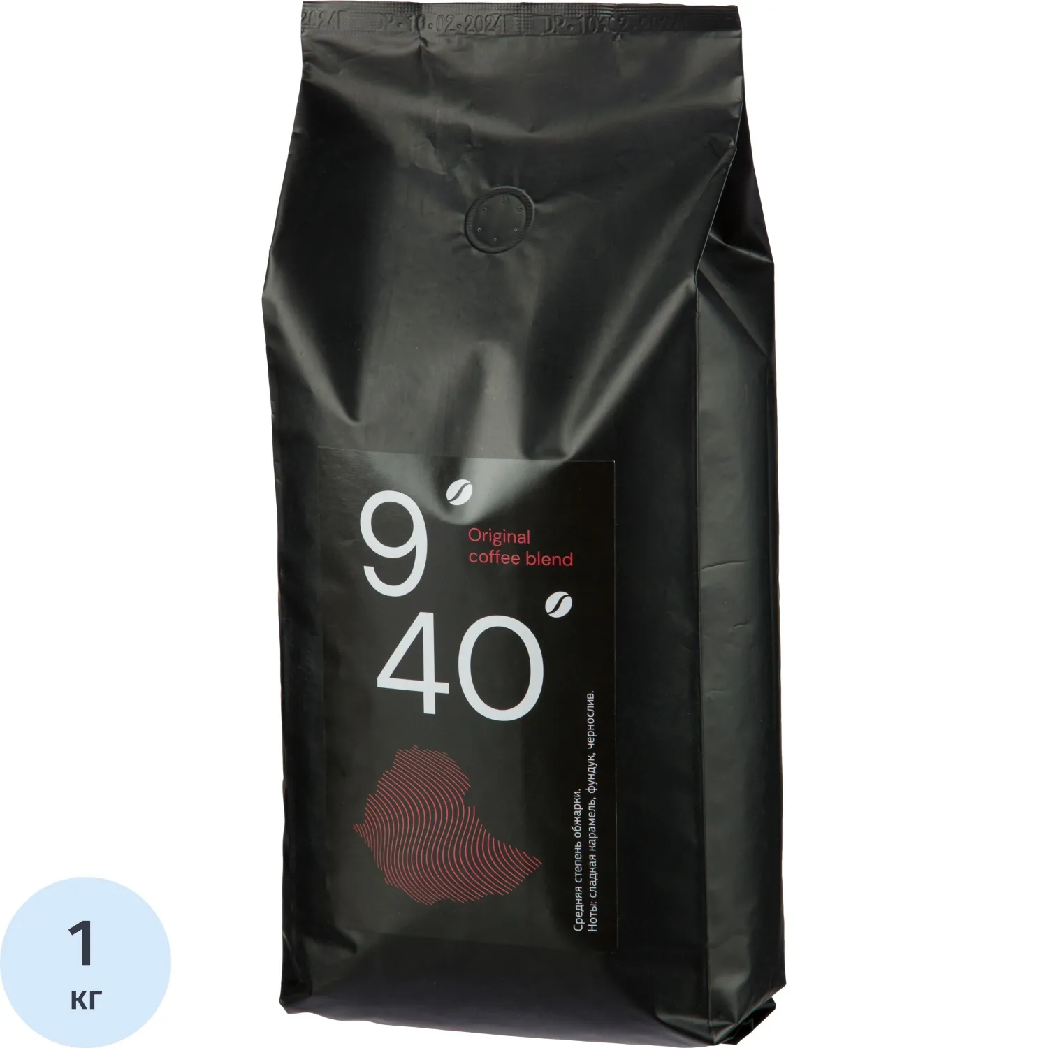 Кофе жареный в зернах 9/40 Original coffee blend, 1кг, 1715102К