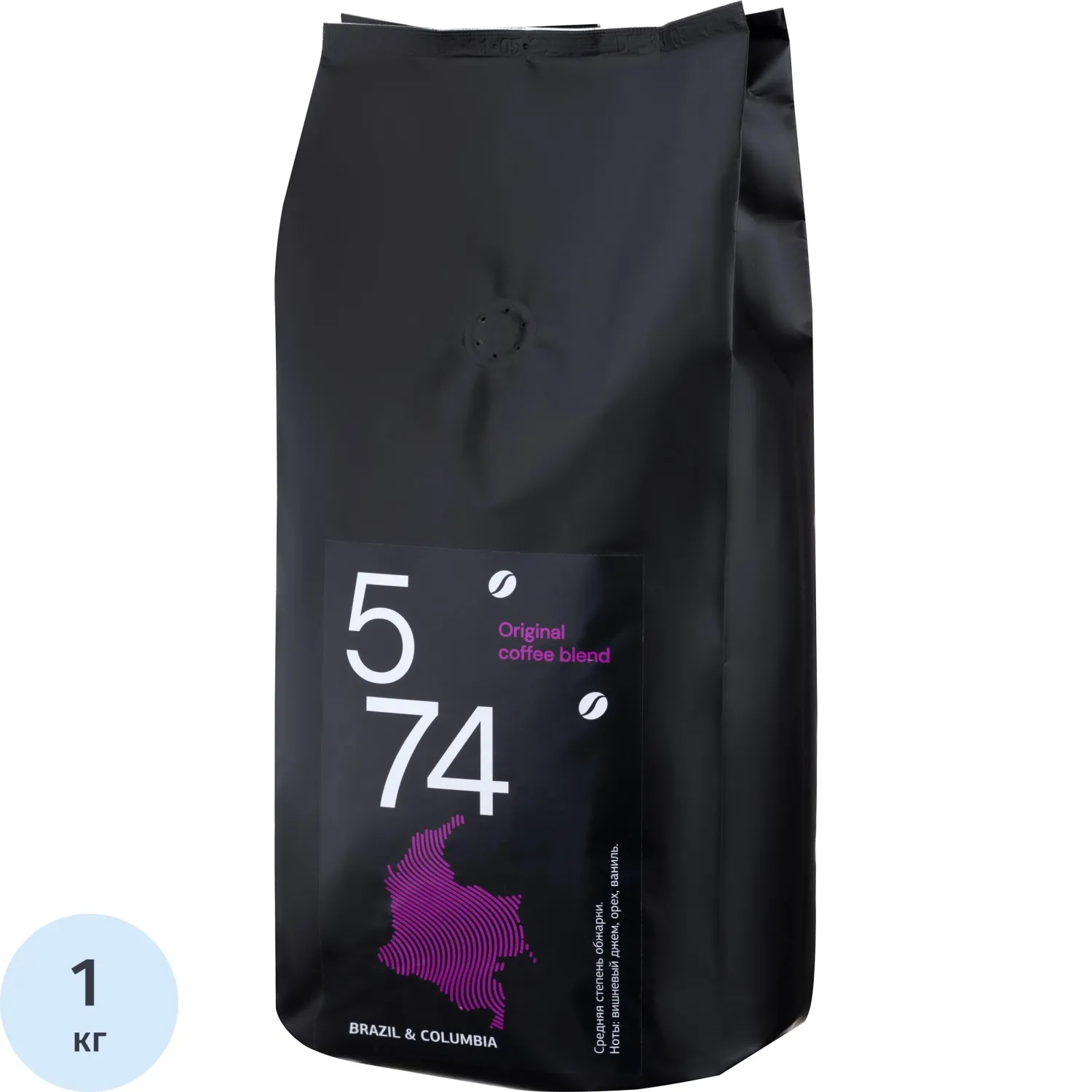 Кофе жареный в зернах5/74Brazil&ColumbiaOriginalcoffeeblend,100%Арабика,1кг, 1992597К