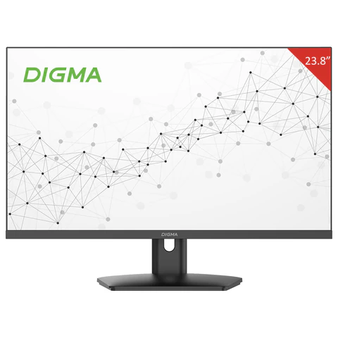 Монитор DIGMA Progress 24P201F 23.8" (60 см)/1920х1080/16:9/IPS/5ms/250cd/HDMI/VGA/черный, DM24SB10