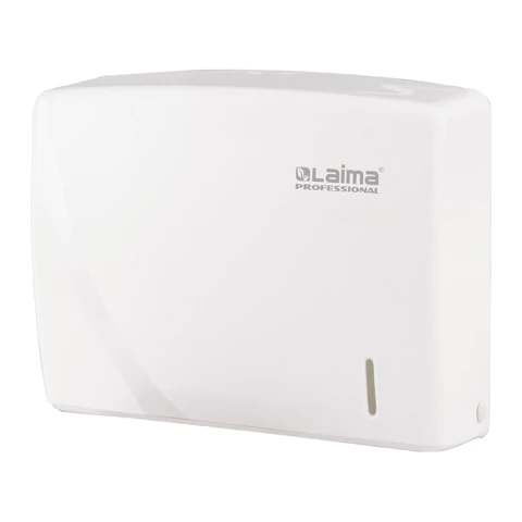 Диспенсер для полотенец LAIMA PROFESSIONAL ORIGINAL (Система H2), Z-сложения, белый, ABS-пластик, 605759