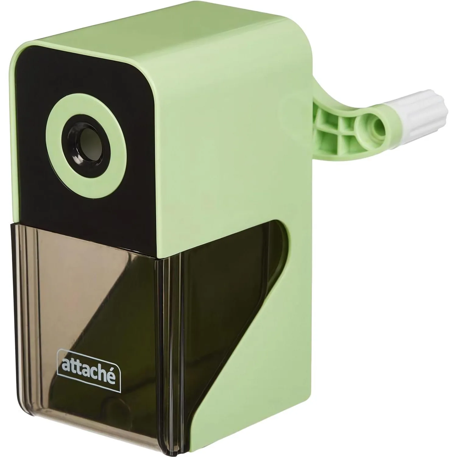 Точилка механическая Attache Bright Colours,авто-фиксация карандаша,зеленый, 1384137К
