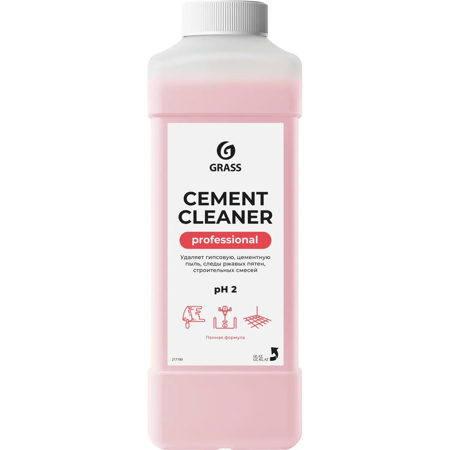 Профхим послестрой кисл д/удал строй.смес Grass/Cement Cleaner,1л, 542484К