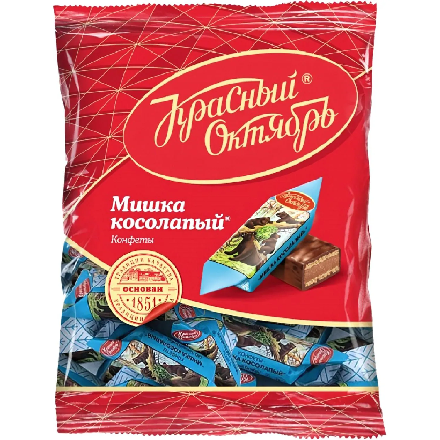 Конфеты шоколадные Мишка косолапый, 200г, 721449К
