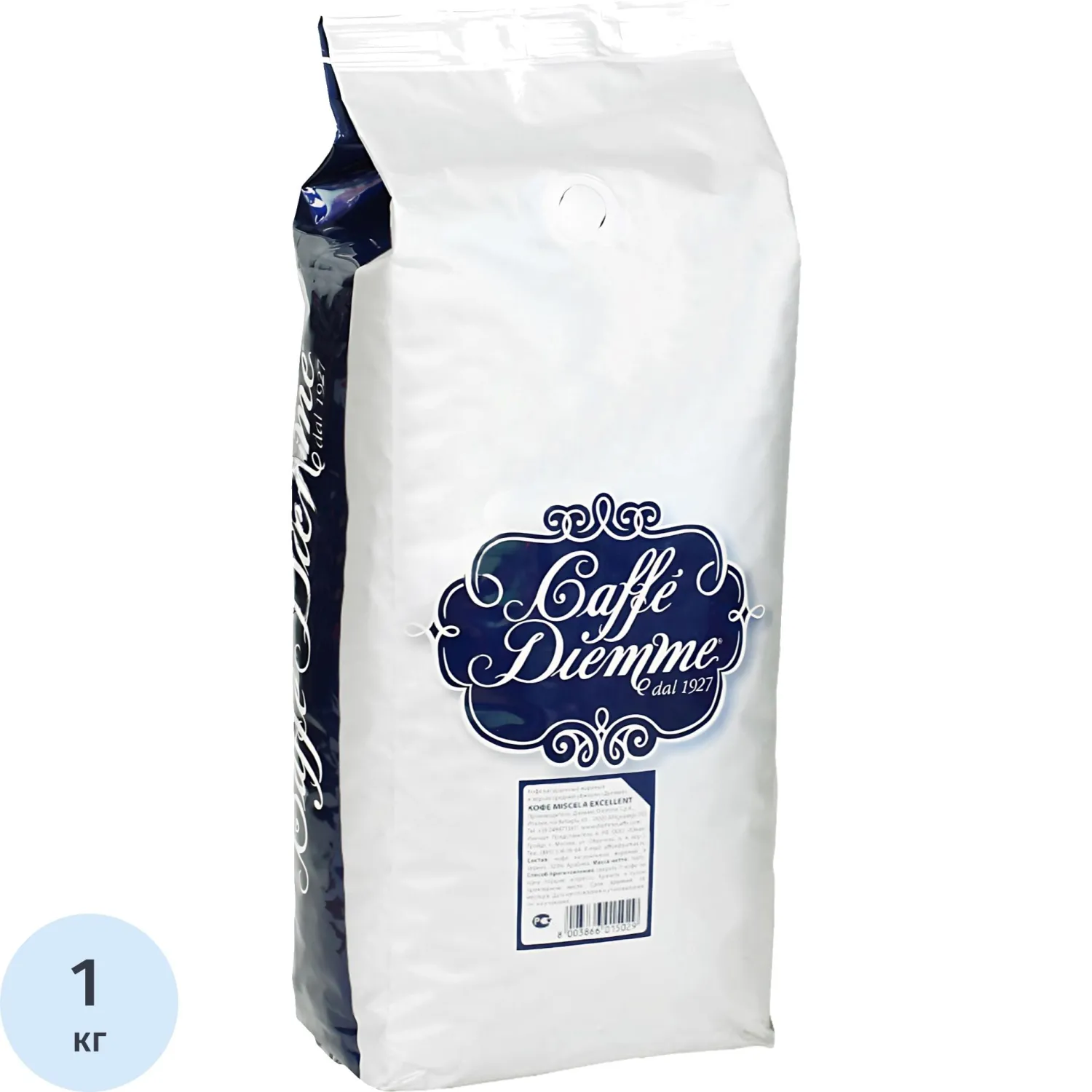 Кофе Diemme Caffe Miscela Excellent в зернах, 1 кг, 573424К