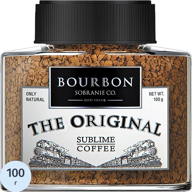 Кофе BOURBON THE ORIGINAL растворимый стеклянная банка, 100 г, 625438К