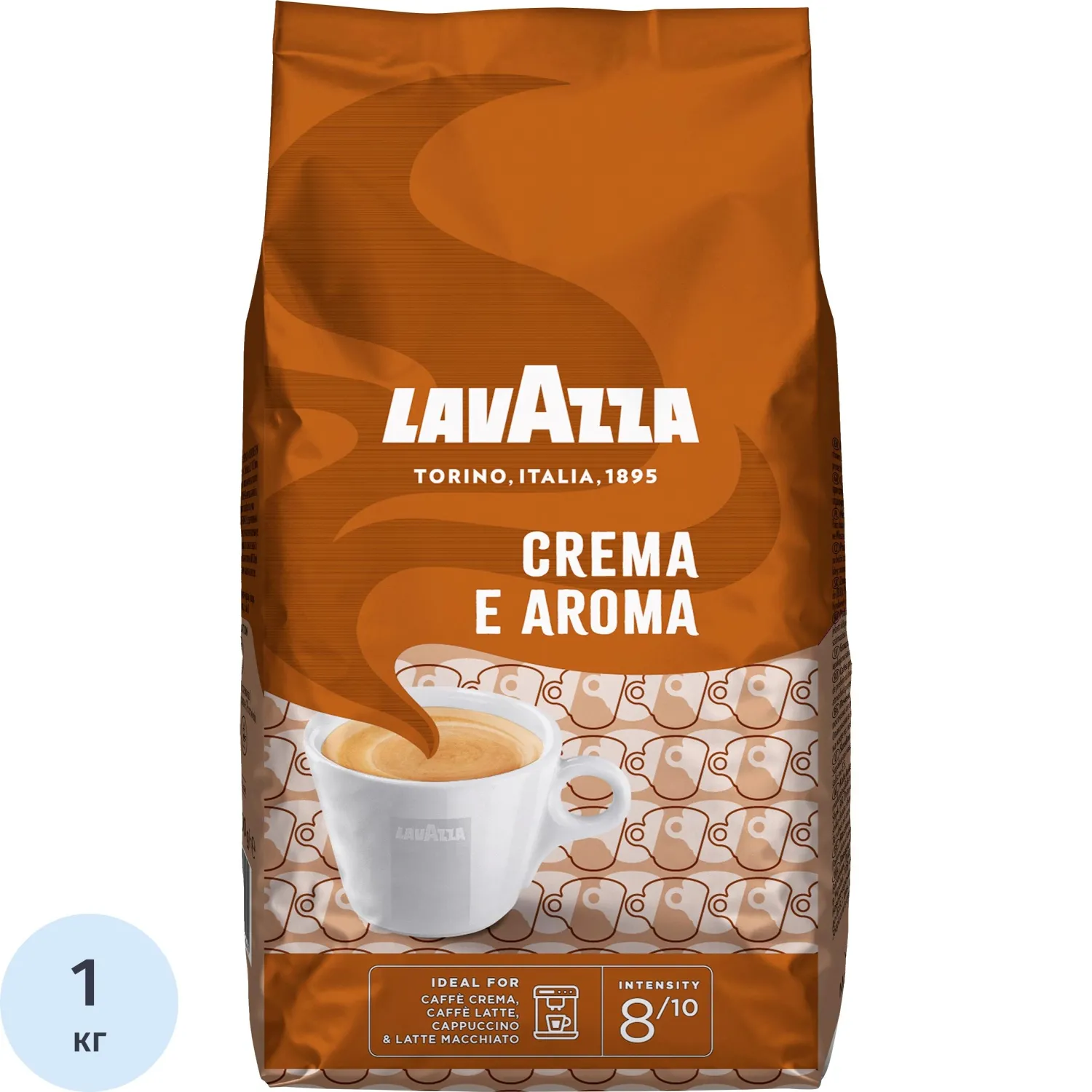 Кофе Lavazza Crema e Aroma в зернах, 1кг, 2444, 116690К