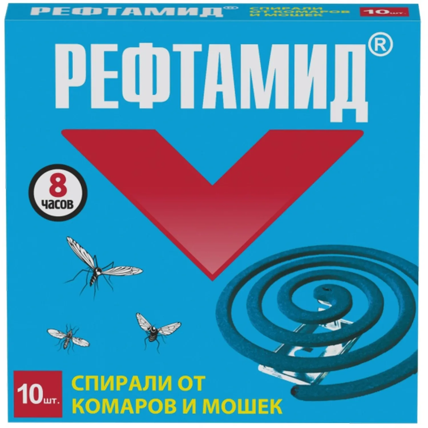 Средство от насекомых спирали (REFTAMID) 10шт/уп, 2222910К