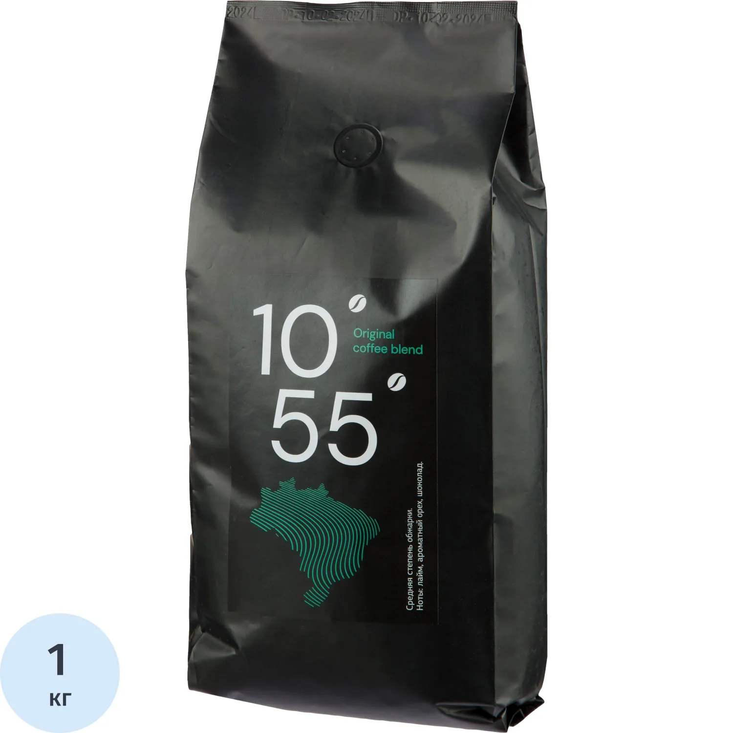 Кофе жареный в зернах 10/55 Original coffee blend, 100% Арабика, 1кг, 1715101К