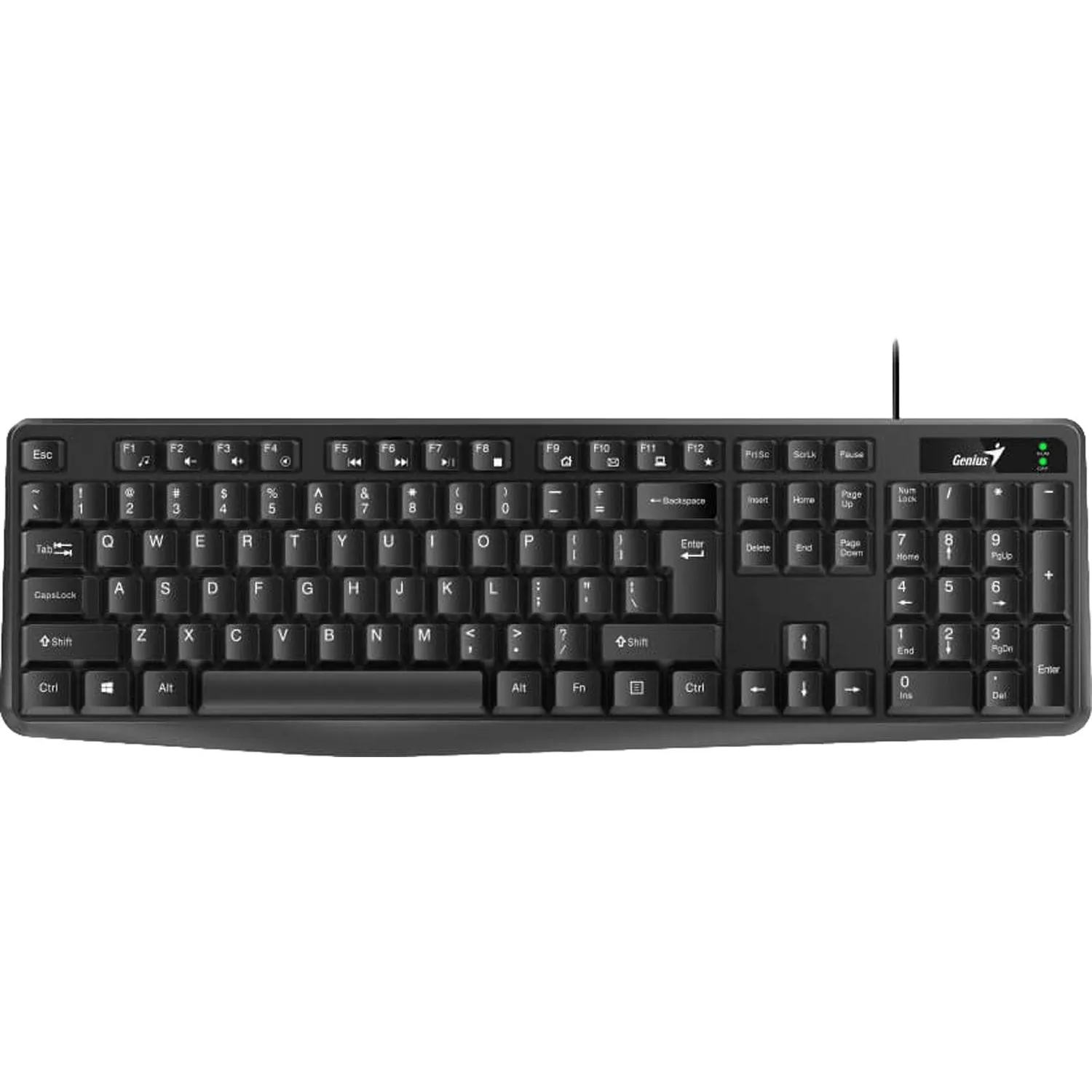 Клавиатура Genius KB-117 (USB, RU), Black       (31310016402), 1576014К