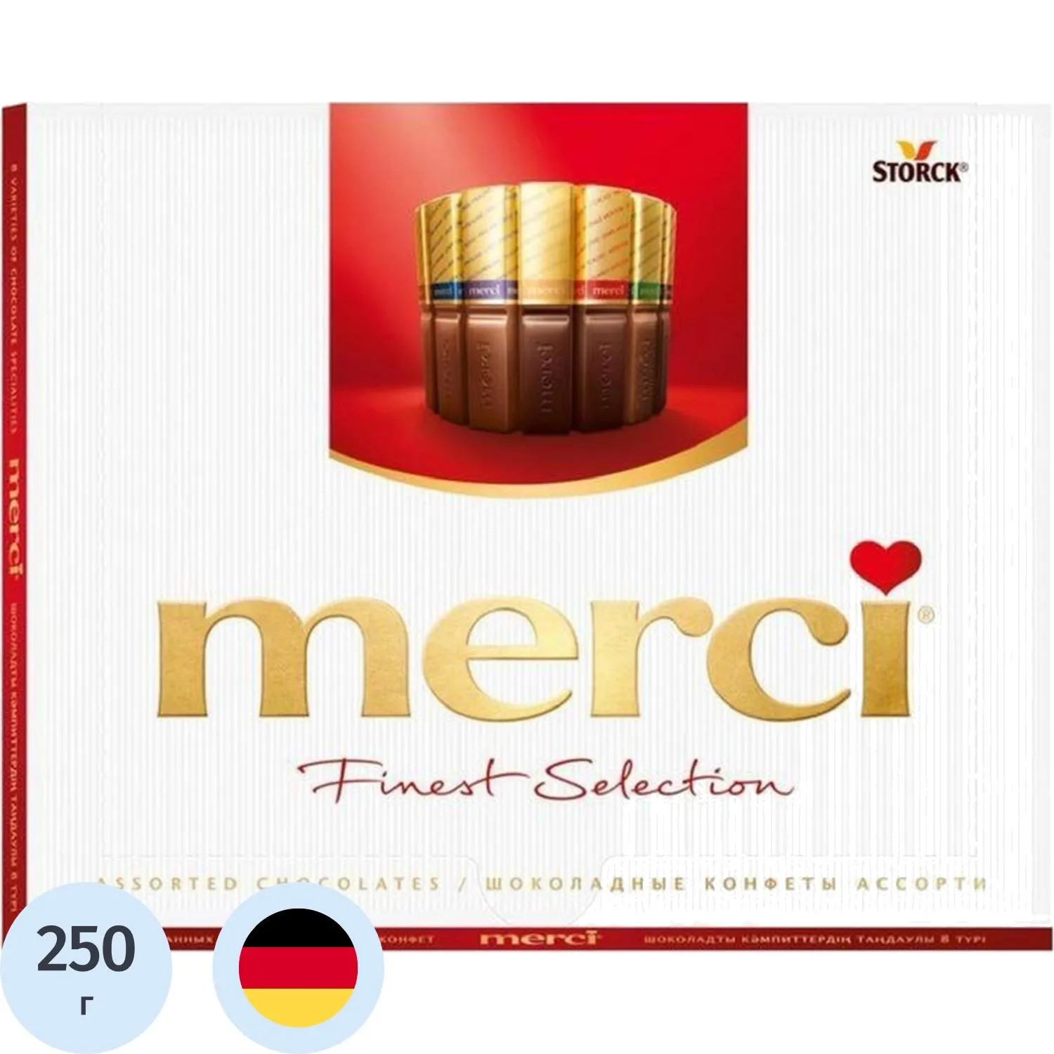 Конфеты Merci ассорти 250г, 116679К