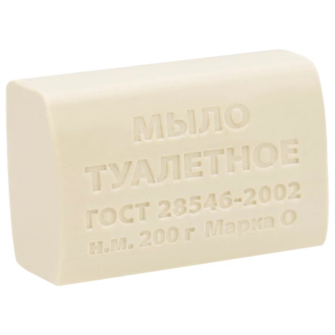 Мыло туалетное 200 г, КМЗ, ЭКОНОМ, без упаковки, ш/к транспортной упаковки 91891