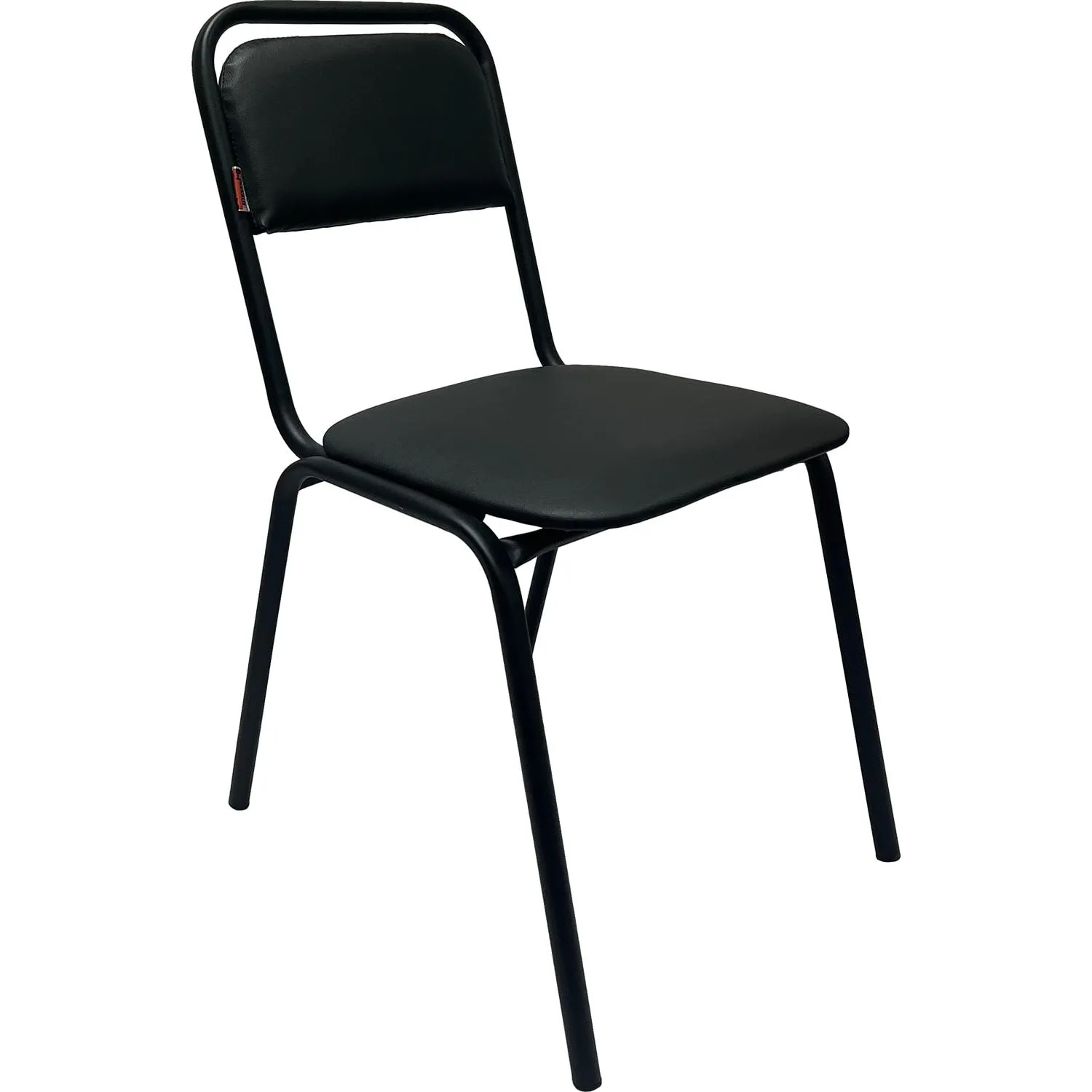 Стул КО_Echair РС01.00.42 каркас черный, к/з черный 201, 2043544К