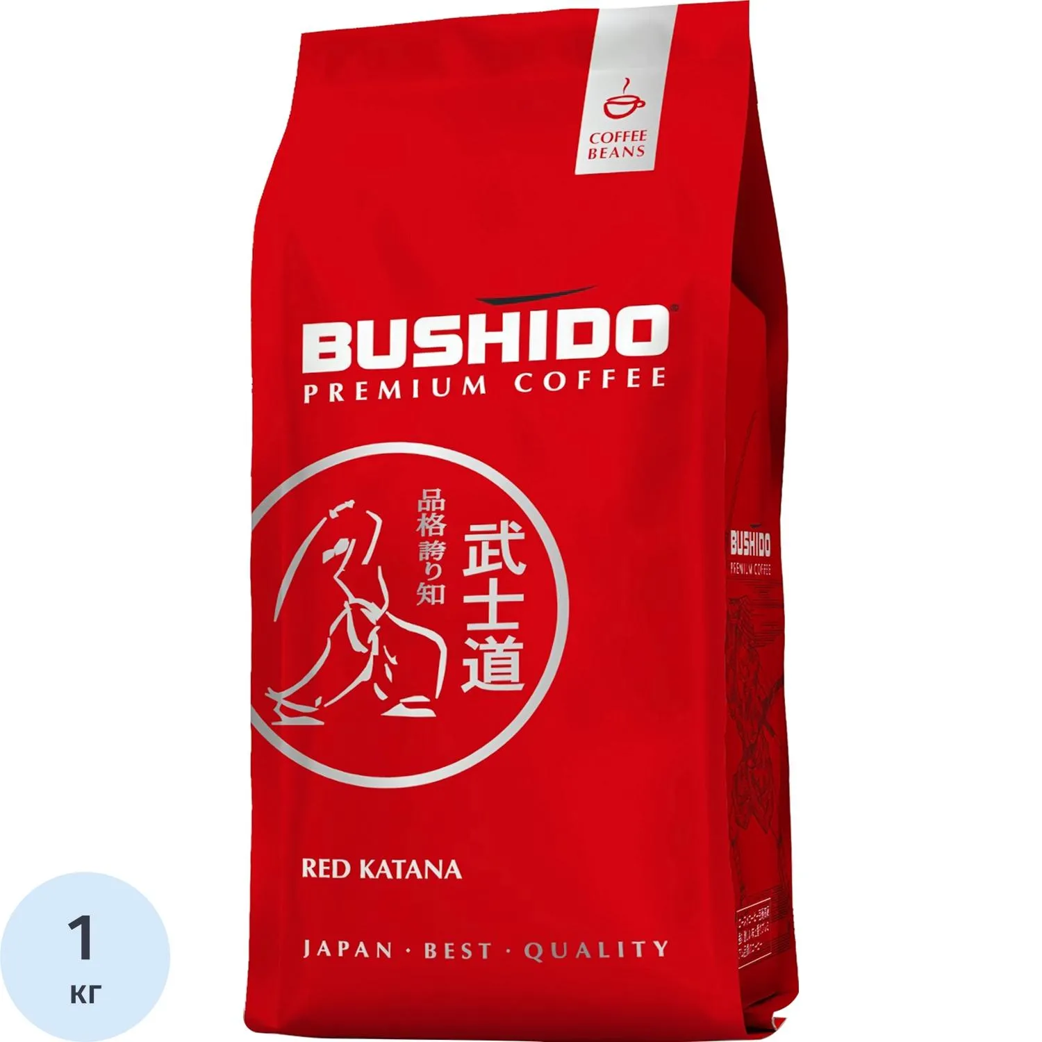 Кофе Bushido Red Katana в зернах, 1кг, 1224761К