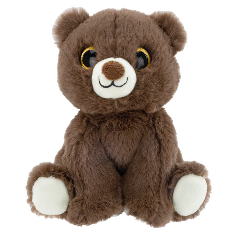 Игрушка мягкая Мишка, 16 см, цвет коричневый, WOOZOO (ВУЗУ), 666796