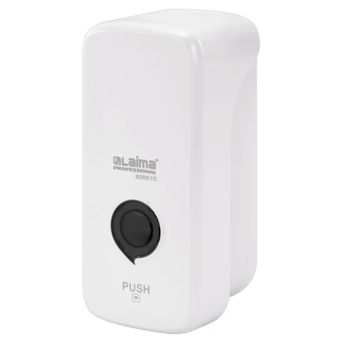 Дозатор для жидкого мыла-пены LAIMA PROFESSIONAL PREMIUM, НАЛИВНОЙ, 1 л, белый, ABS-пластик, 609510