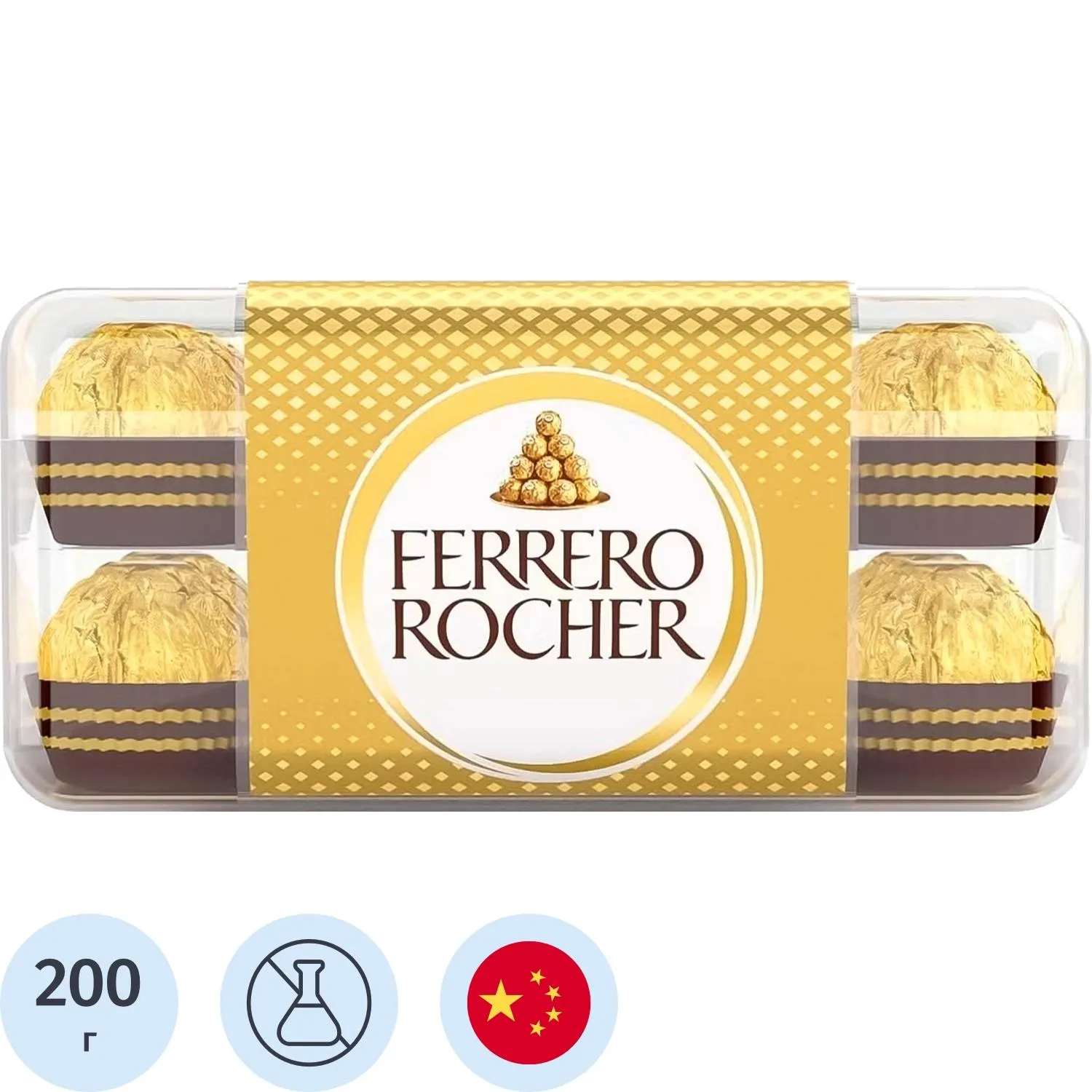 Конфеты Ferrero Rocher 200г, 116678К