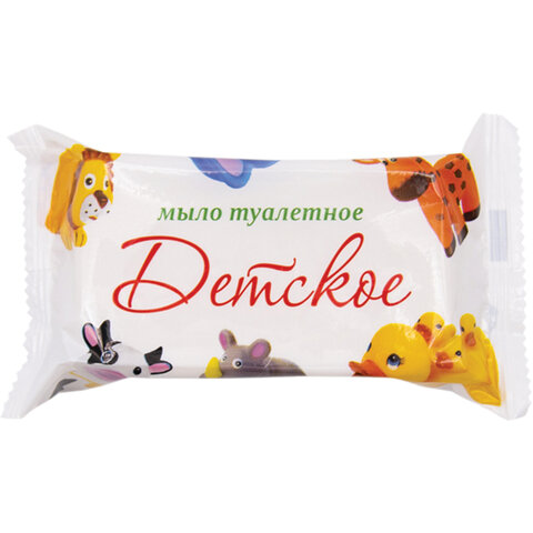 Мыло туалетное 100 г, КМЗ, ДЕТСКОЕ "Ромашка"