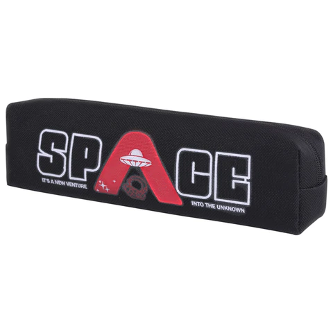 Пенал ЮНЛАНДИЯ ЮНИОР, 1 отделение, полиэстер, "Space", 20х6х4 см, 273809