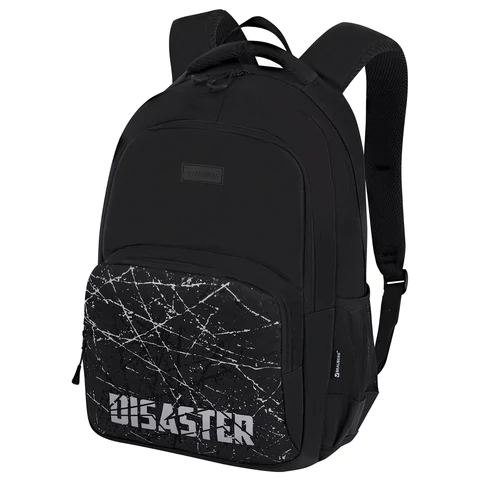 Рюкзак BRAUBERG CONCEPT универсальный, 2 отделения, светоотражающий принт, "Disaster", 45х30х18 см, 273848
