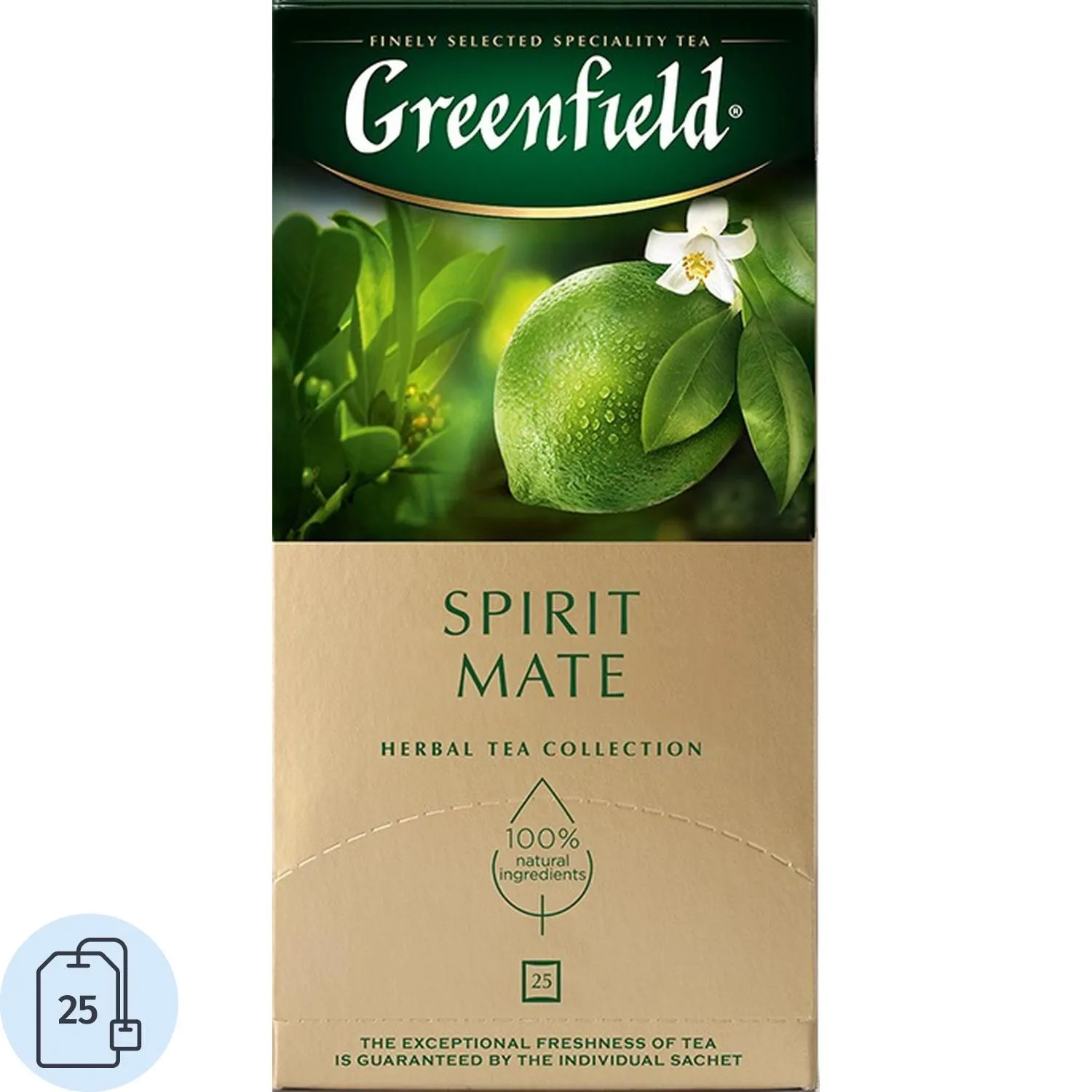 Чай Greenfield Spirit Mate травян, 25пак, 1007973К