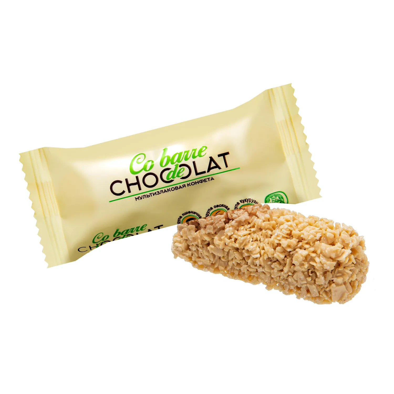Конфеты Co barre de Chocolat мультиз. с белой кондитерской глаз., 1кг, 1595182К