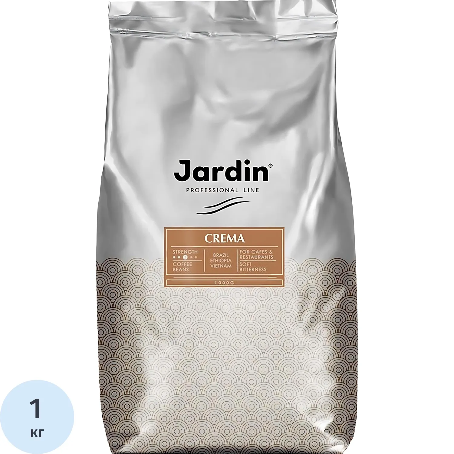 Кофе Jardin Крема в зернах, 1 кг., 455695К