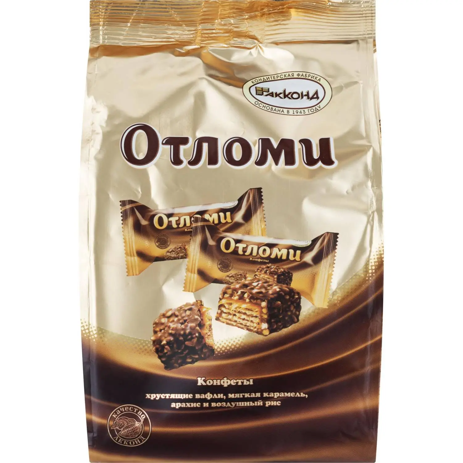 Конфеты шоколадные Отломи Акконд, 360г, 1260963К