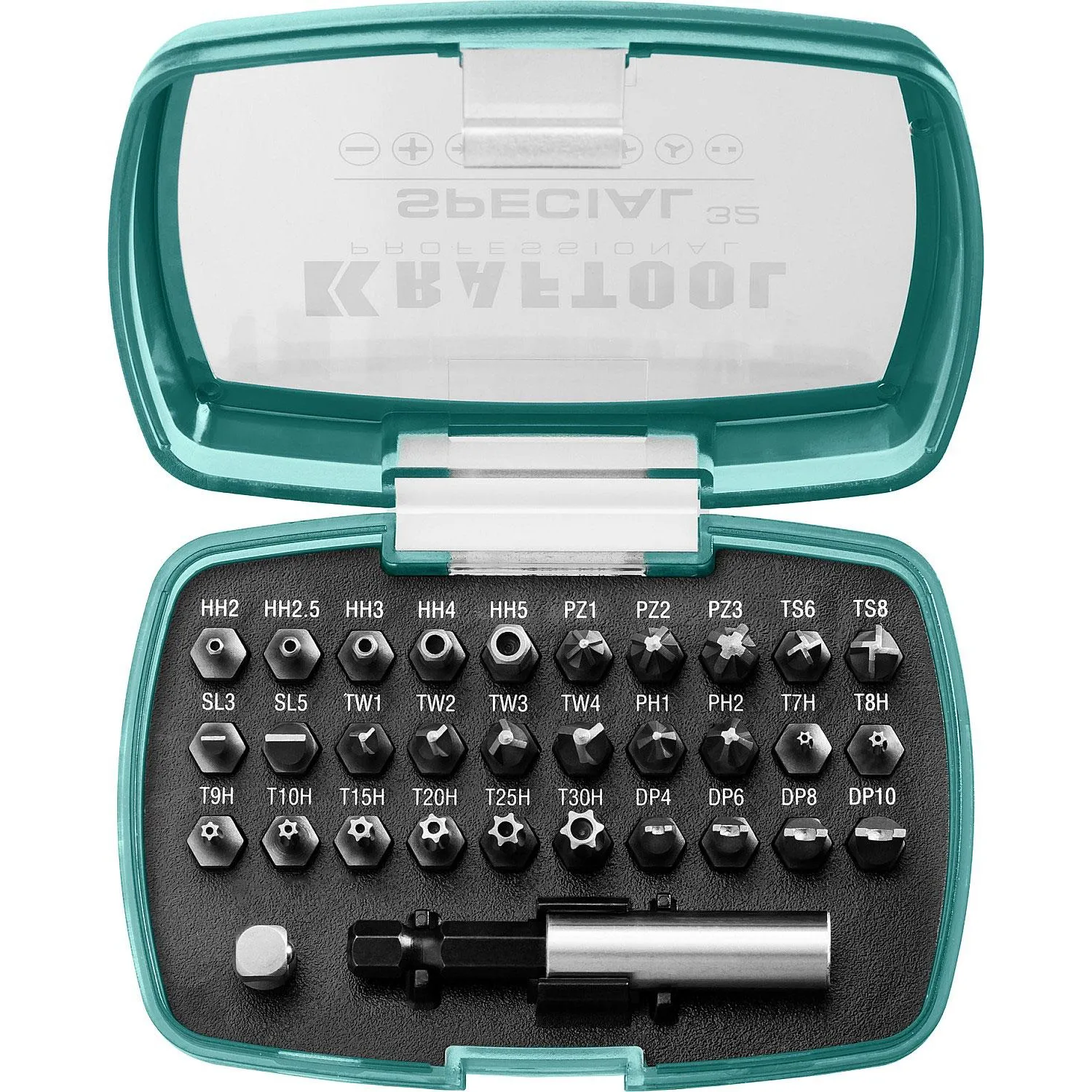Набор бит специальных KRAFTOOL  SPECIAL-32 предмета, Cr-Mo (2610-H32), 1711811К