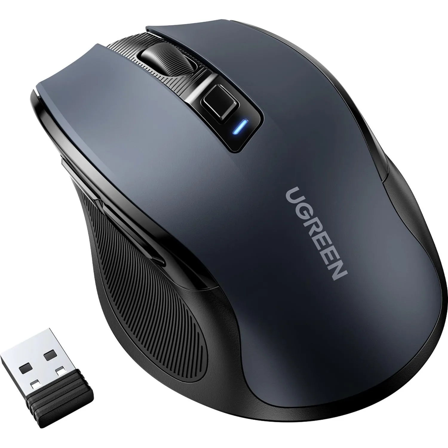 Мышь компьютерная Ugreen MU006 (90545) 2.4G 4000dpi/черный/WLS, 1796098К
