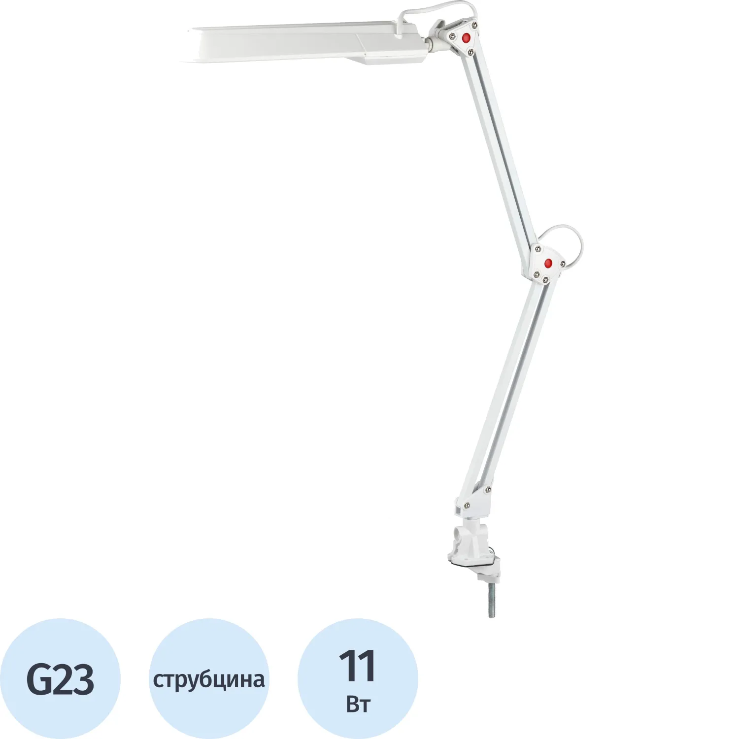 Светильник Эра NL-201, белый NL-201-G23-11W-W, 652575К