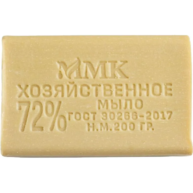 Мыло хозяйственное 72%, 200 гр без обертки_ПЧ