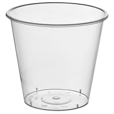 Стакан одноразовый 300 мл, пластиковый прозрачный, Bubble Cup, СВЕРХПЛОТНЫЙ, ВЗЛП, 1023ГП