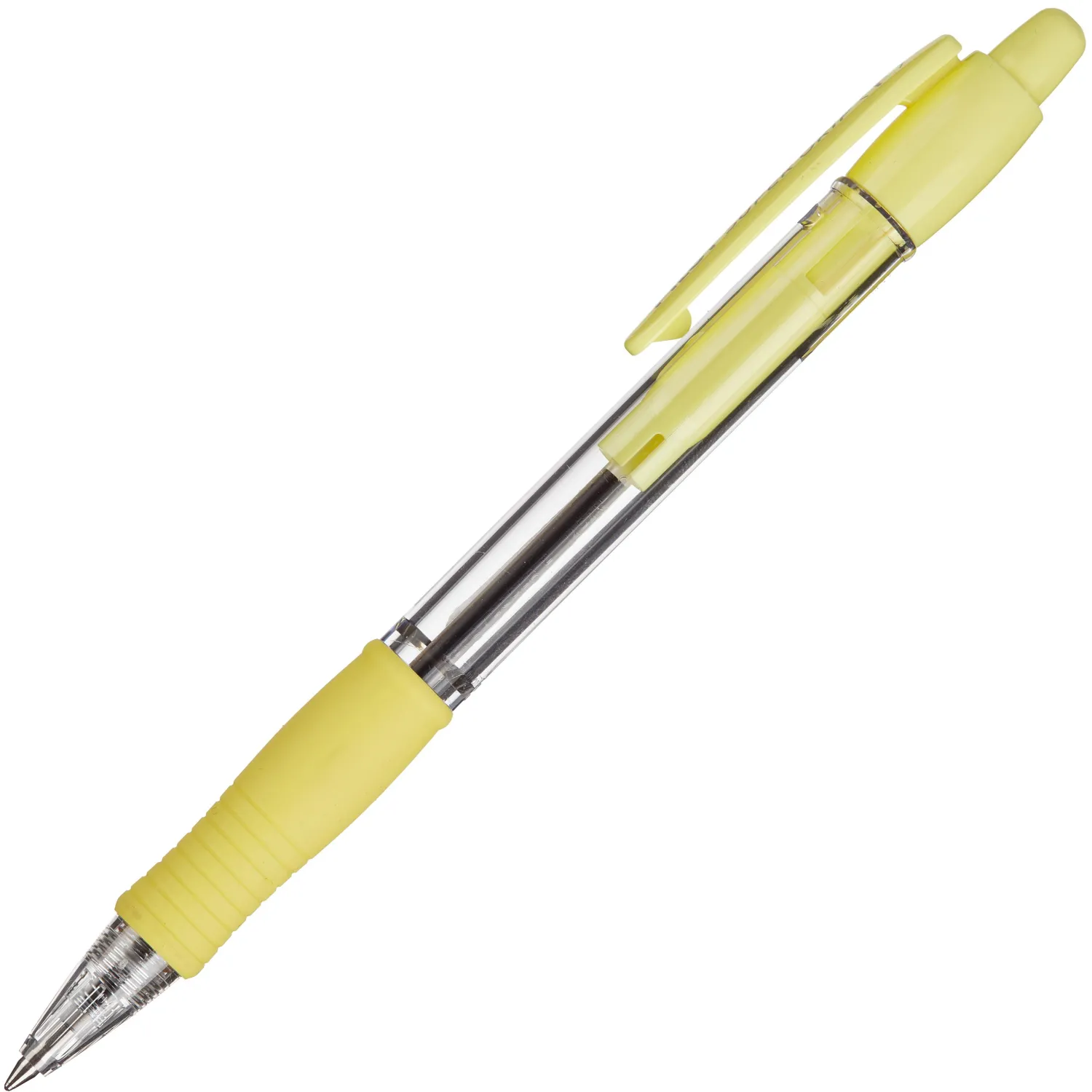 Ручка шариковая автомат. BPGP-10R-F Y SUPER GRIPсин,масл,ж.манж,0,22, 1023160К