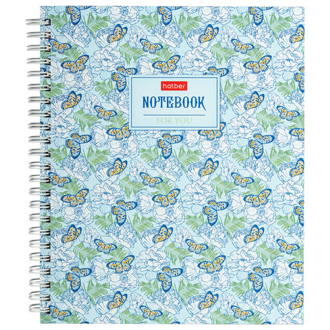 Тетрадь А5, 96 л., HATBER, гребень, клетка, обложка твердая, "В аромате грез", 070332, 96Тт5В1гр_24205