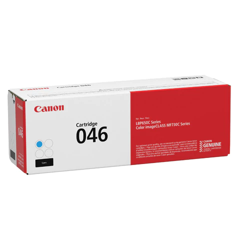 Картридж лазерный CANON (046C) i-SENSYS LBP653Cdw / 654Cx / MF732Cdw / 734Cdw, голубой, ресурс 2300 страниц, оригинальный, 1249C002