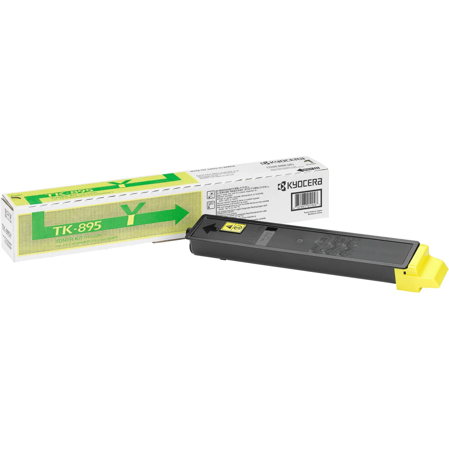 Тонер-картридж Kyocera TK-895Y жел. для FS-C8020MFP/C8025