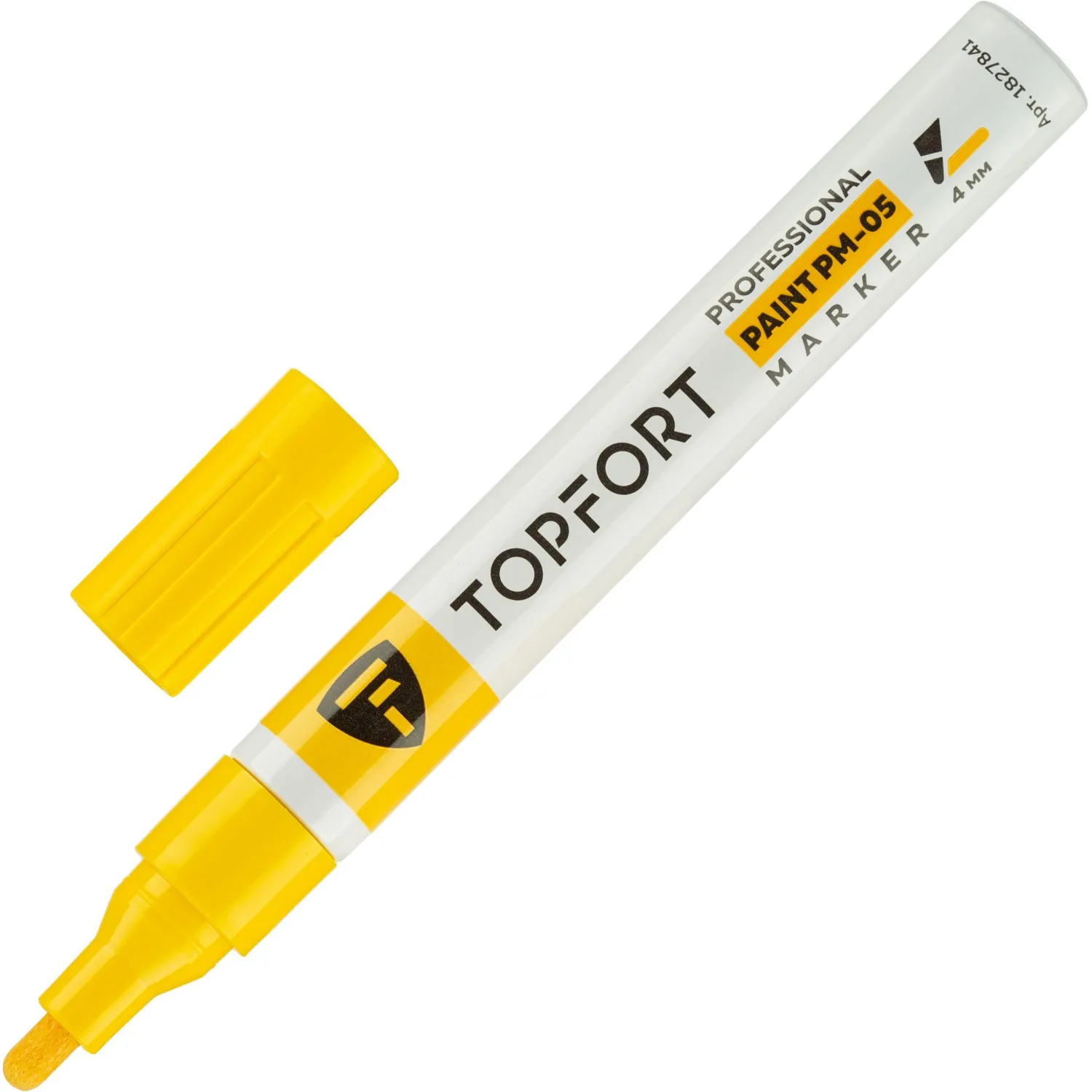 Маркер лаковый Topfort Paint 4 мм желтый, 1827841К